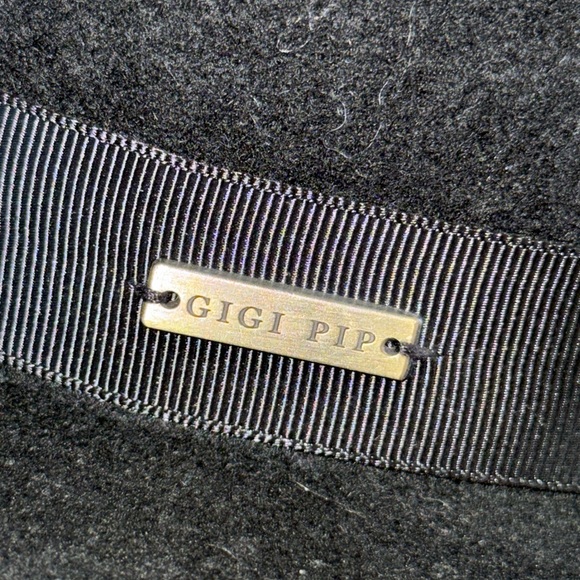 Gigi Pip Monroe Rancher Black Wide Brim Felt Hat - Picture 2 of 7